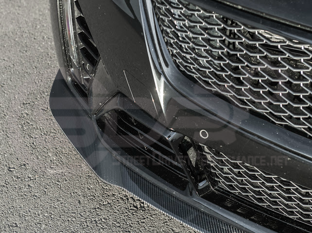 2022-PRESENT CADILLAC CT5-V BLACKWING SEDAN | FACTORY STYLE CARBON FIBER FRONT LIP SPLITTER GROUND EFFECTS